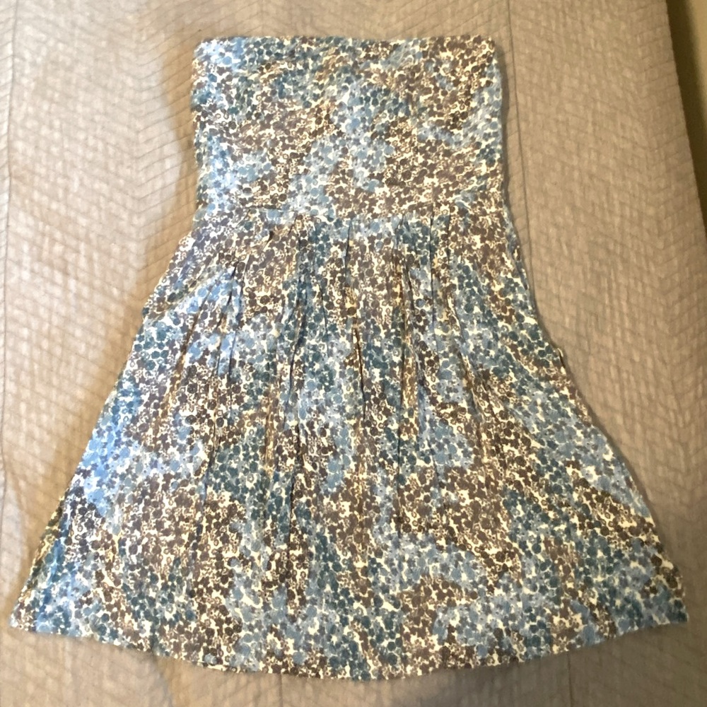 Forever 21 Blue/Grey Floral Dress